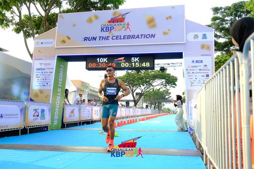 Race photo from CISANGKAN KBP CITY RUN 2025