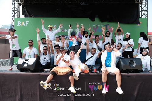 Race photo from BAF LIONS RUN 2024