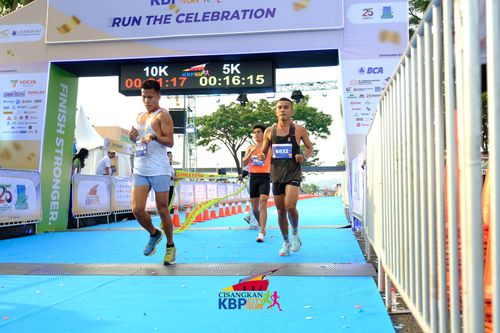 Race photo from CISANGKAN KBP CITY RUN 2025