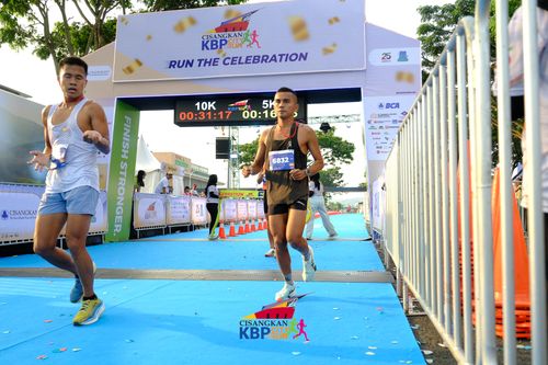 Race photo from CISANGKAN KBP CITY RUN 2025