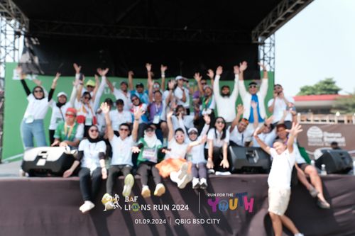 Race photo from BAF LIONS RUN 2024