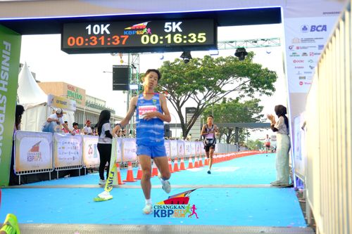Race photo from CISANGKAN KBP CITY RUN 2025