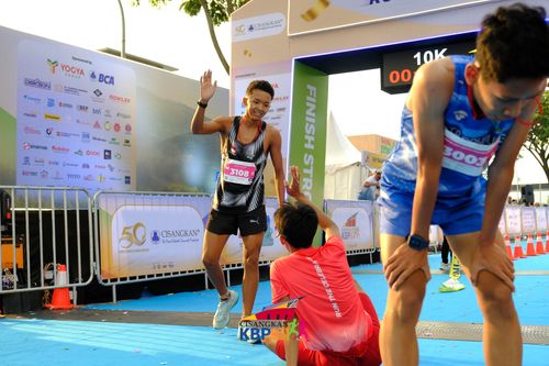 Race photo from CISANGKAN KBP CITY RUN 2025