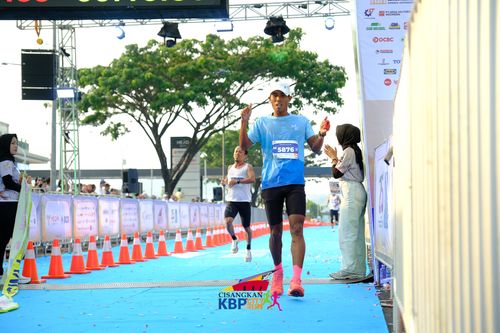 Race photo from CISANGKAN KBP CITY RUN 2025