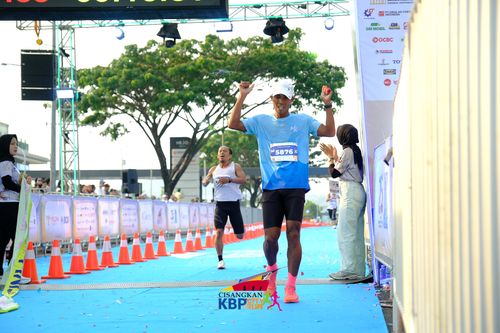 Race photo from CISANGKAN KBP CITY RUN 2025