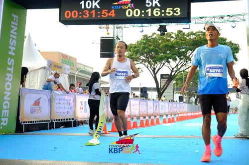 Race photo from CISANGKAN KBP CITY RUN 2025