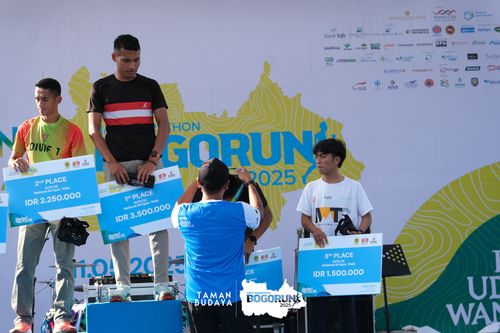 Race photo from Taman Budaya x BOGORUN 2025