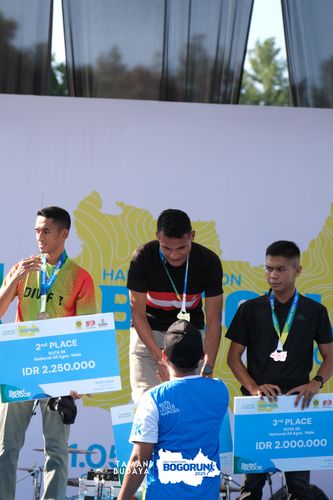 Race photo from Taman Budaya x BOGORUN 2025