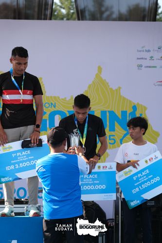 Race photo from Taman Budaya x BOGORUN 2025