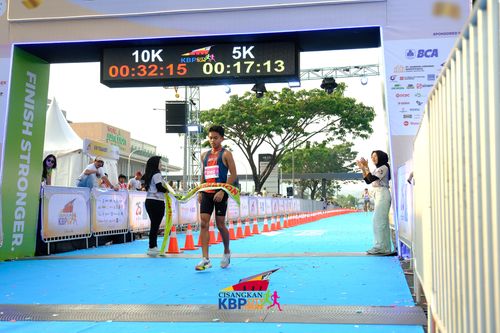 Race photo from CISANGKAN KBP CITY RUN 2025