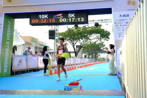 Race photo from CISANGKAN KBP CITY RUN 2025