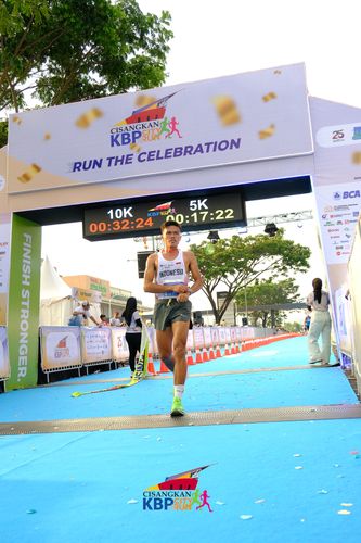 Race photo from CISANGKAN KBP CITY RUN 2025
