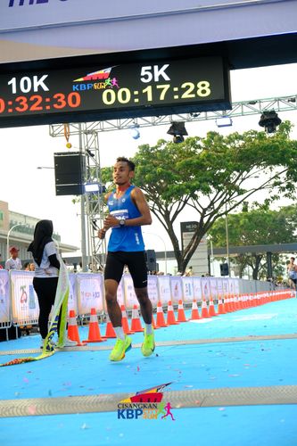 Race photo from CISANGKAN KBP CITY RUN 2025