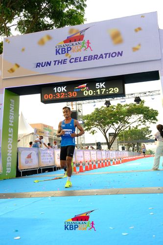 Race photo from CISANGKAN KBP CITY RUN 2025