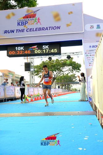 Race photo from CISANGKAN KBP CITY RUN 2025