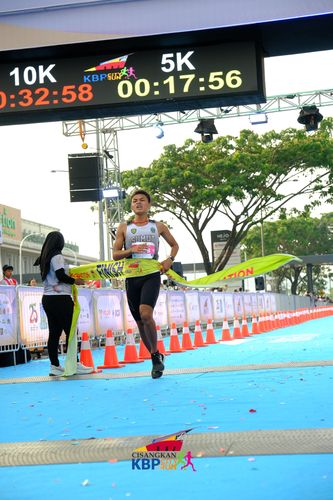 Race photo from CISANGKAN KBP CITY RUN 2025