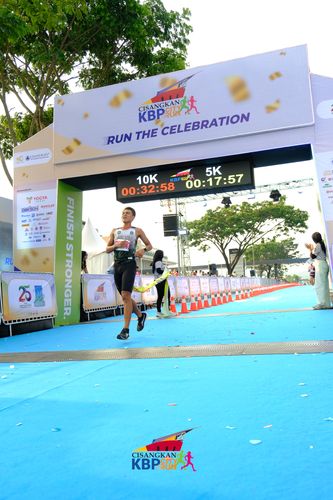 Race photo from CISANGKAN KBP CITY RUN 2025