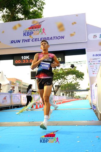 Race photo from CISANGKAN KBP CITY RUN 2025