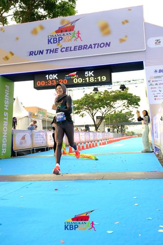 Race photo from CISANGKAN KBP CITY RUN 2025