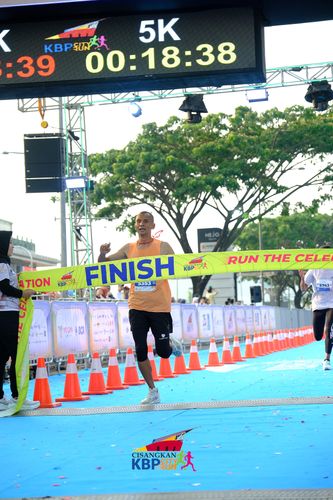 Race photo from CISANGKAN KBP CITY RUN 2025