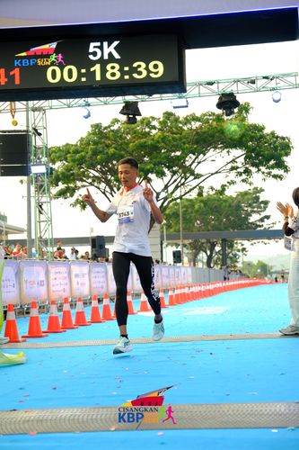 Race photo from CISANGKAN KBP CITY RUN 2025