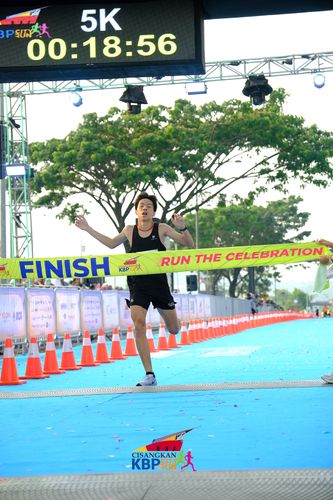 Race photo from CISANGKAN KBP CITY RUN 2025