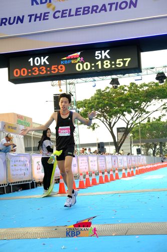 Race photo from CISANGKAN KBP CITY RUN 2025