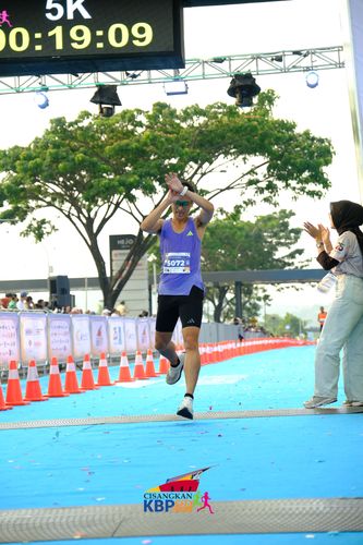 Race photo from CISANGKAN KBP CITY RUN 2025