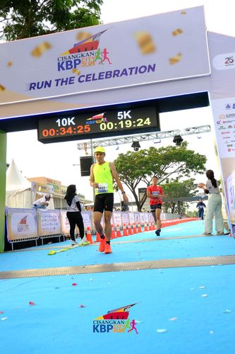 Race photo from CISANGKAN KBP CITY RUN 2025