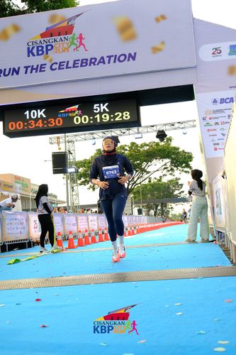 Race photo from CISANGKAN KBP CITY RUN 2025