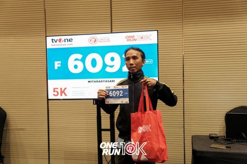 Race photo from ONE RUN 10K 2025