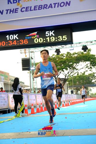 Race photo from CISANGKAN KBP CITY RUN 2025