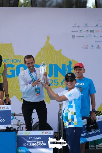 Race photo from Taman Budaya x BOGORUN 2025