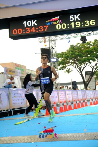 Race photo from CISANGKAN KBP CITY RUN 2025