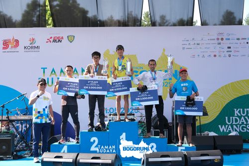 Race photo from Taman Budaya x BOGORUN 2025