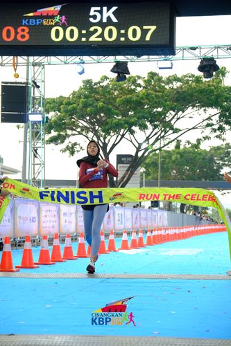 Race photo from CISANGKAN KBP CITY RUN 2025