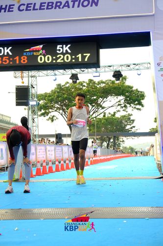 Race photo from CISANGKAN KBP CITY RUN 2025