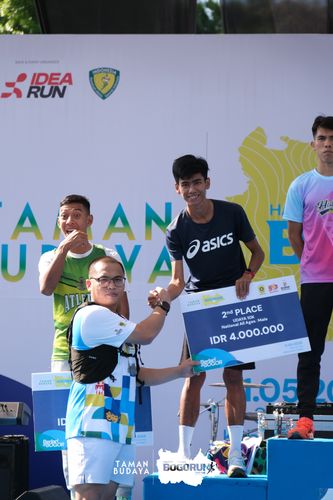 Race photo from Taman Budaya x BOGORUN 2025