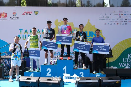Race photo from Taman Budaya x BOGORUN 2025