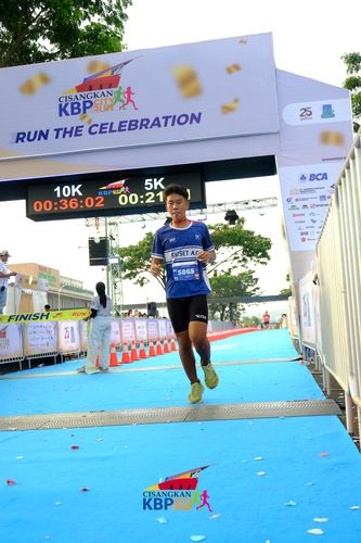 Race photo from CISANGKAN KBP CITY RUN 2025