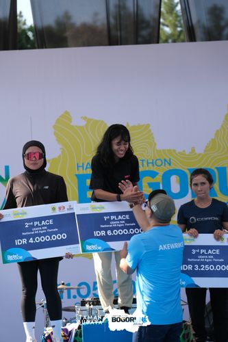 Race photo from Taman Budaya x BOGORUN 2025