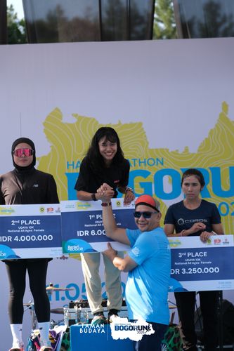 Race photo from Taman Budaya x BOGORUN 2025