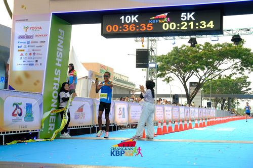 Race photo from CISANGKAN KBP CITY RUN 2025