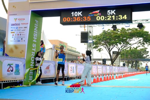 Race photo from CISANGKAN KBP CITY RUN 2025