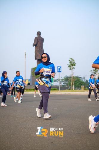 Race photo from ISOPlus Run 2024 Jakarta