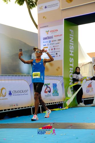 Race photo from CISANGKAN KBP CITY RUN 2025