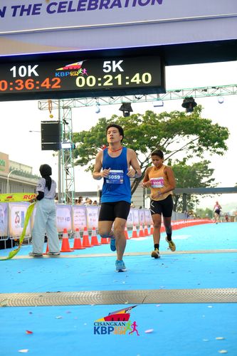 Race photo from CISANGKAN KBP CITY RUN 2025
