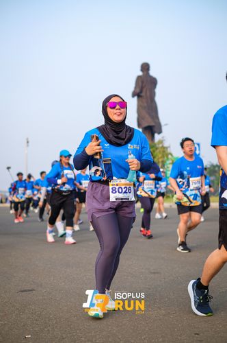 Race photo from ISOPlus Run 2024 Jakarta