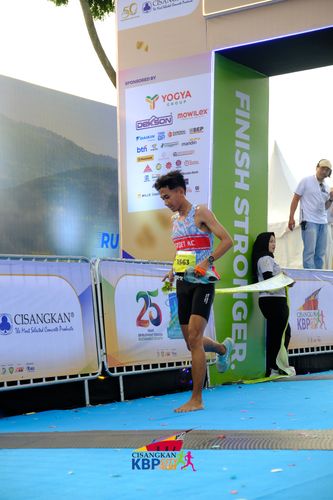 Race photo from CISANGKAN KBP CITY RUN 2025