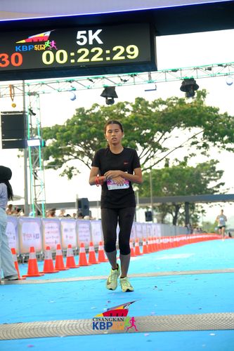 Race photo from CISANGKAN KBP CITY RUN 2025